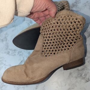 Mossimo Supply Co. Beige Ankle Booties
